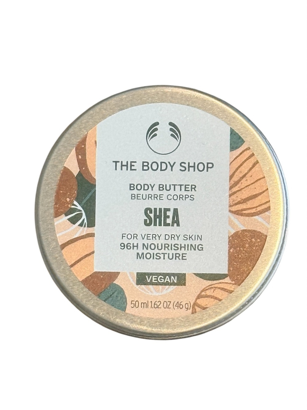 The Body Shop Shea Body Butter - Cream, Beige, Green Accents